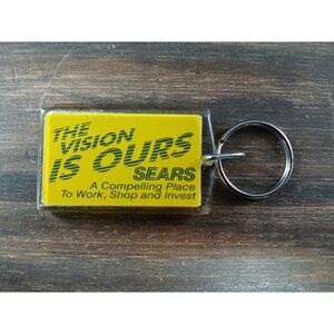 Vintage Sears Department Store Keyring The Vision is Ours Work Shop Invest Promo